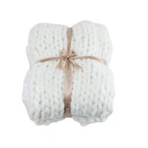 Hand Knit Chunky Knit Blanket